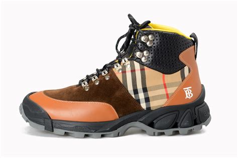 burberry plaid boots